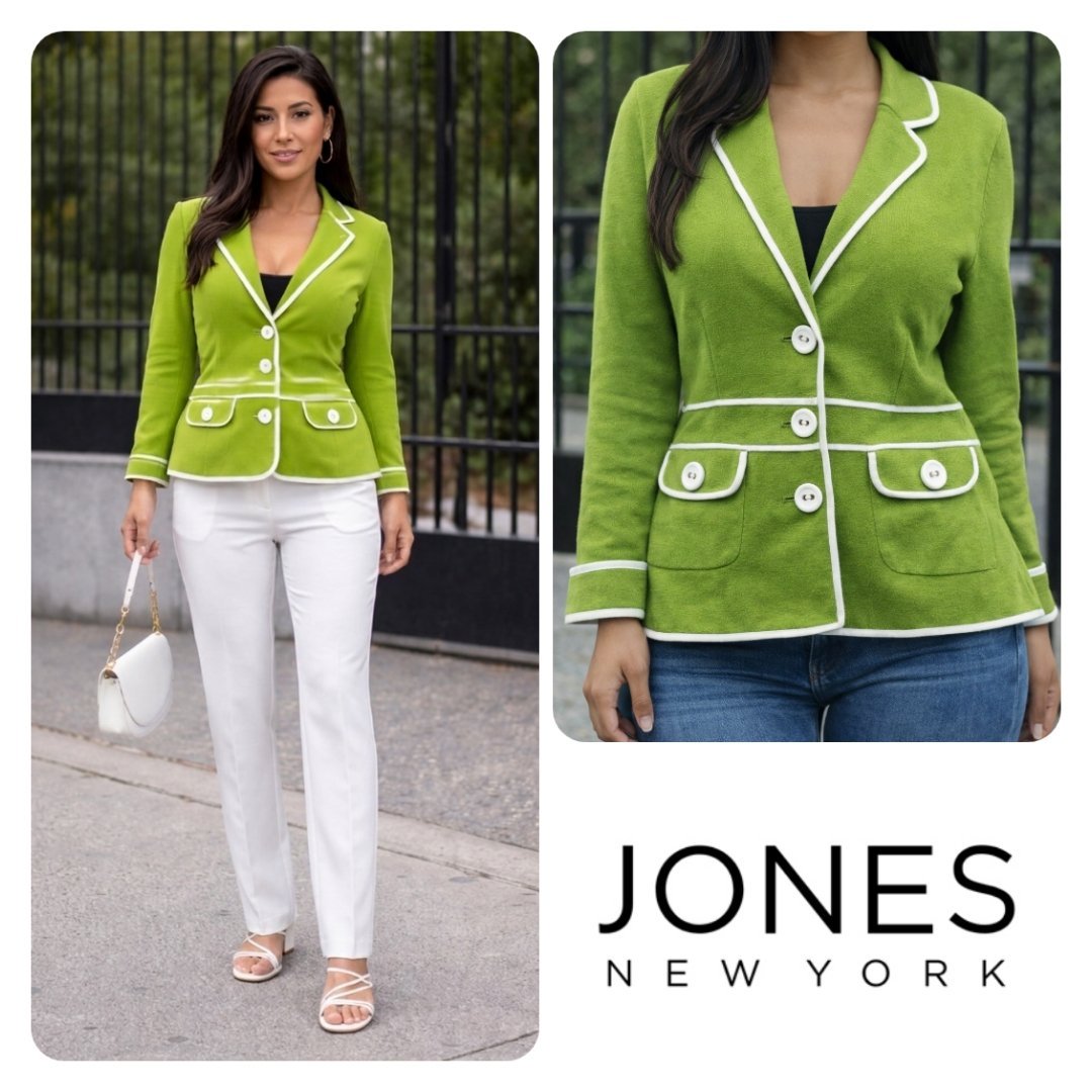Gilet JONES NEW YORK SIGNATURE.  TAILLE 38/M.💚💚💚✅️✅️✅️ NEUF AVEC ÉTIQUETTE 🏷 