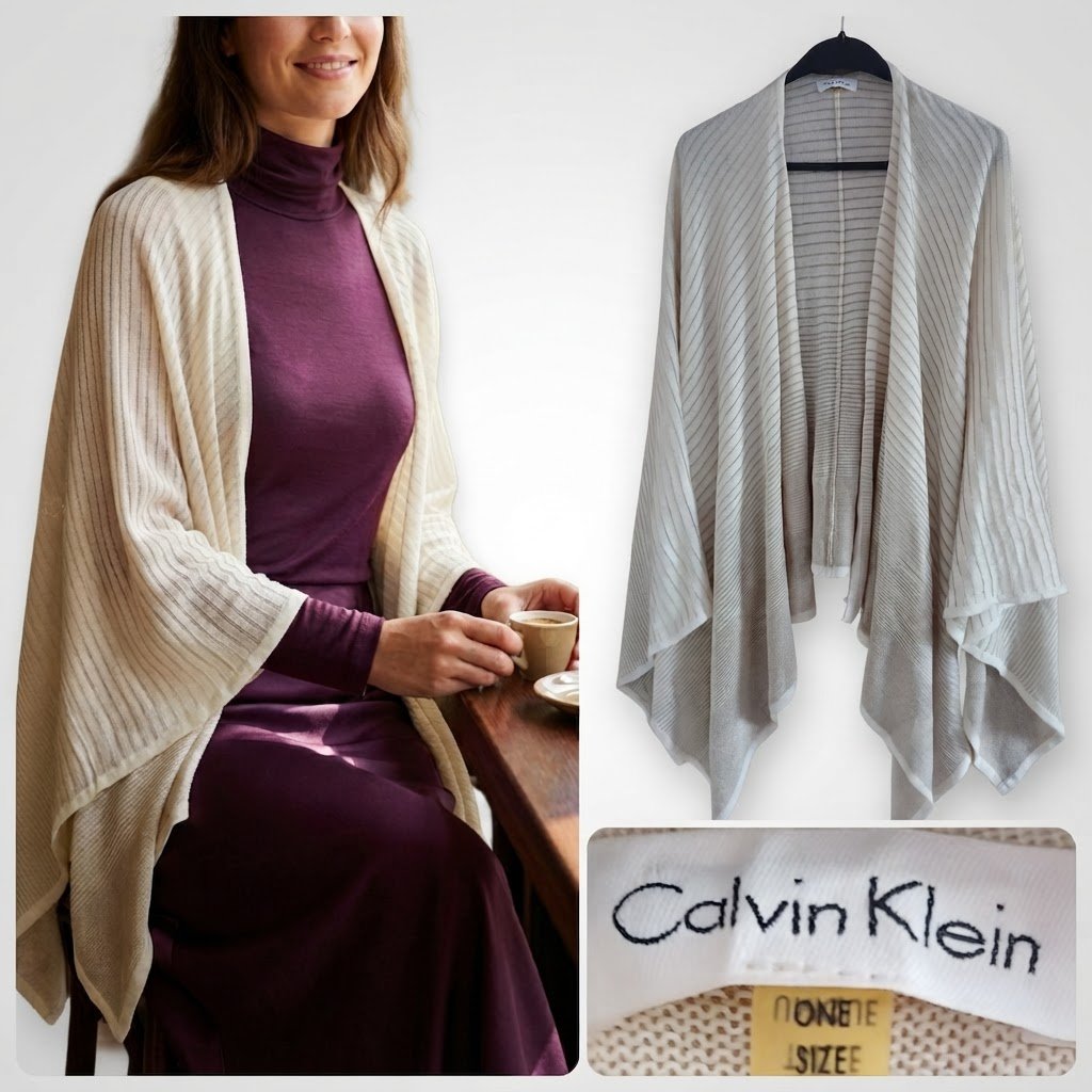 Poncho léger CALVIN KLEIN.  