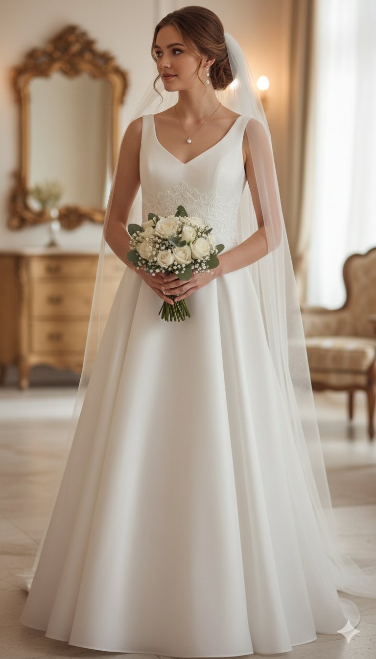 Robe de mariée neuve avec étiquette 🏷 importée.  Taille 40/L