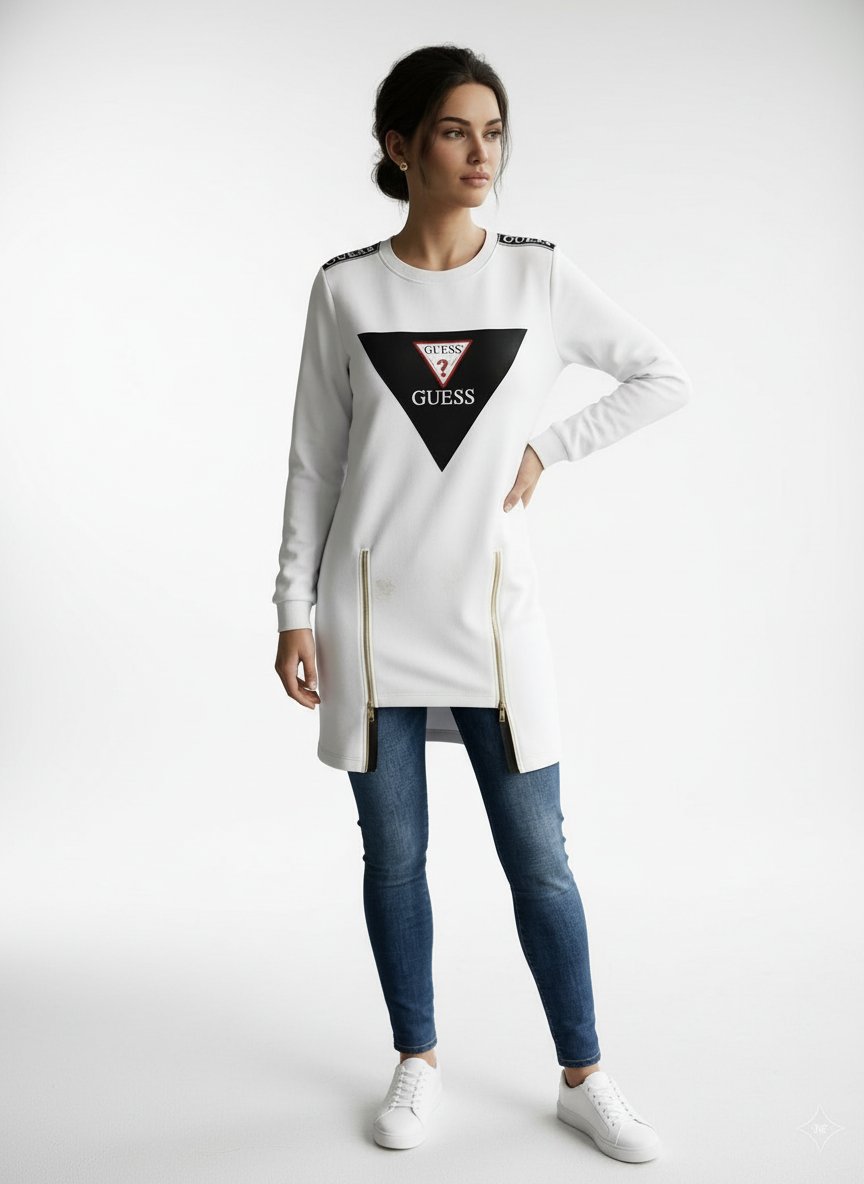 Robe pull GUESS LOS ANGELES.  Taille M/L