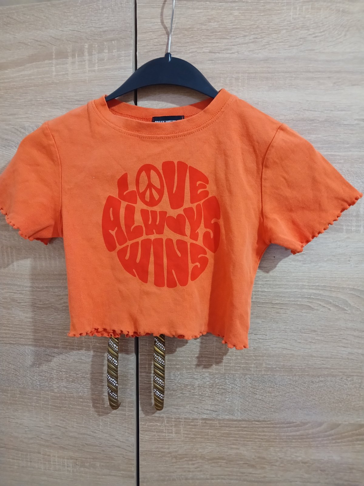 Crop top Tally Weijil.  Taille 34/XS