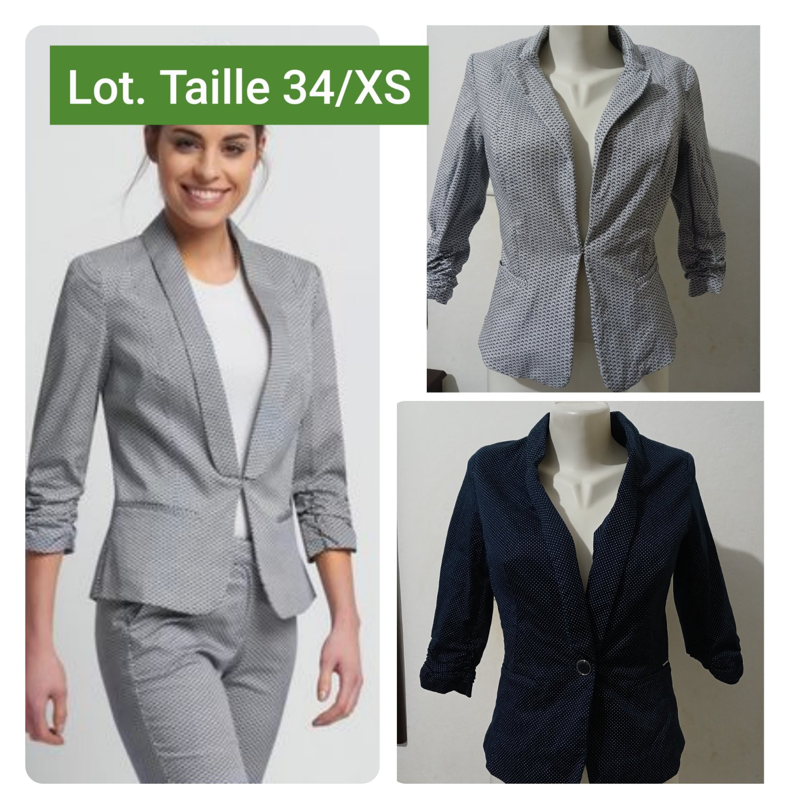 LOT ORSAY BUSINESS.  NEUFS SANS ÉTIQUETTE 🏷.  TAILLE 34/XS