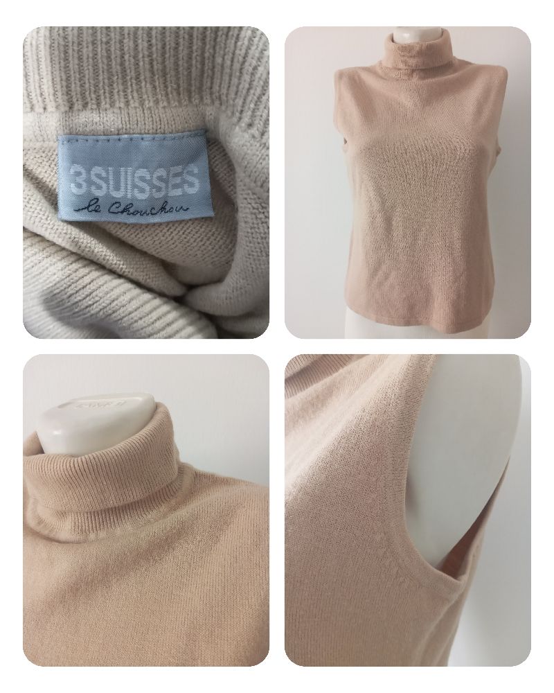 Pull sans manches 3Suisses. Taille 40/42