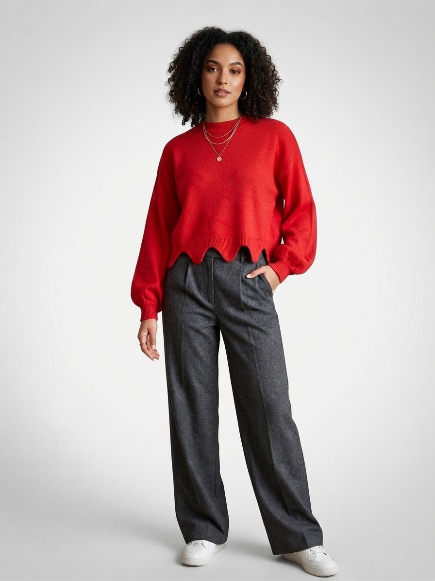 Très joli pull, doux, stylé.  Taille S/M. OVERSIZE 