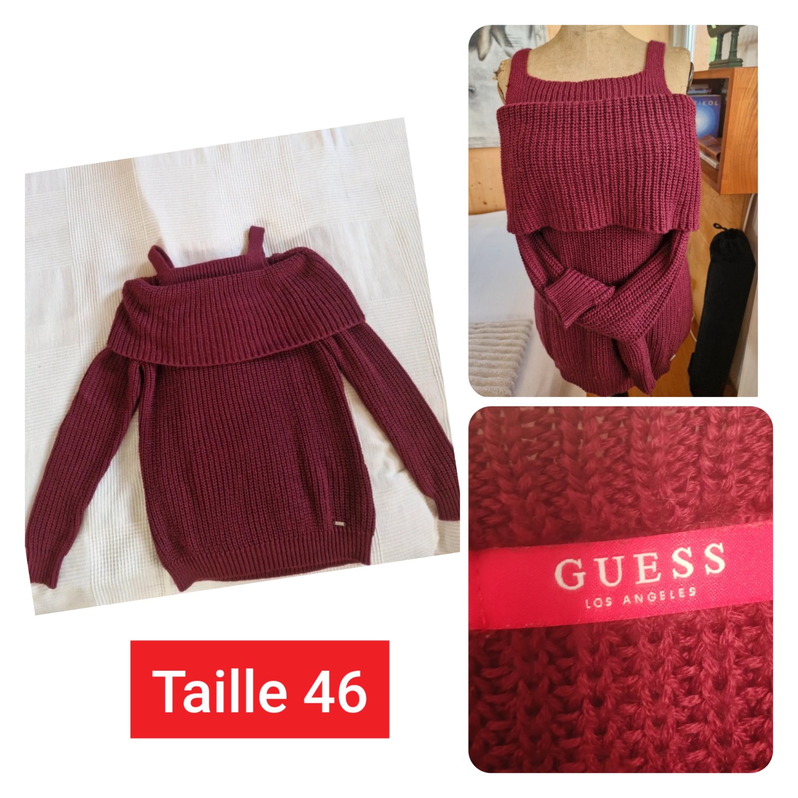 GUESS. TAILLE 46/3XL. ÉTAT PARFAIT ❤️ ❤️ ❤️ 