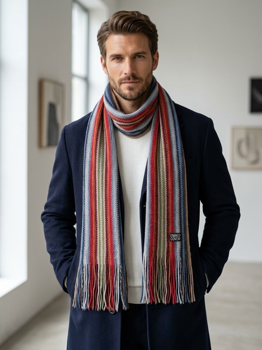 Cache col Enrico Coveri pour homme 