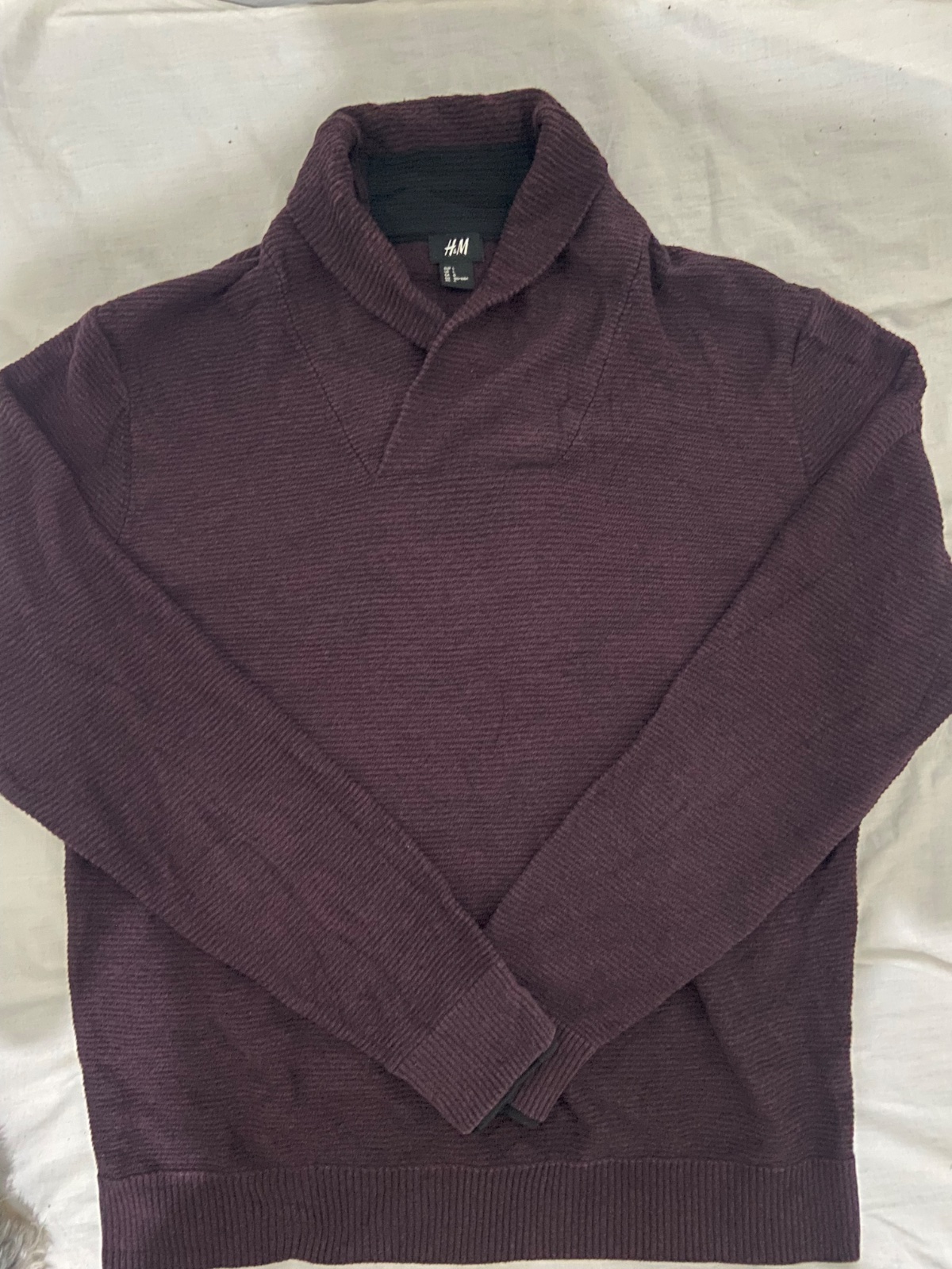 Pull en maille à col châle