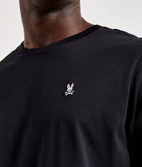 T-shirt Psycho Bunny Noir en Coton Pima⁠