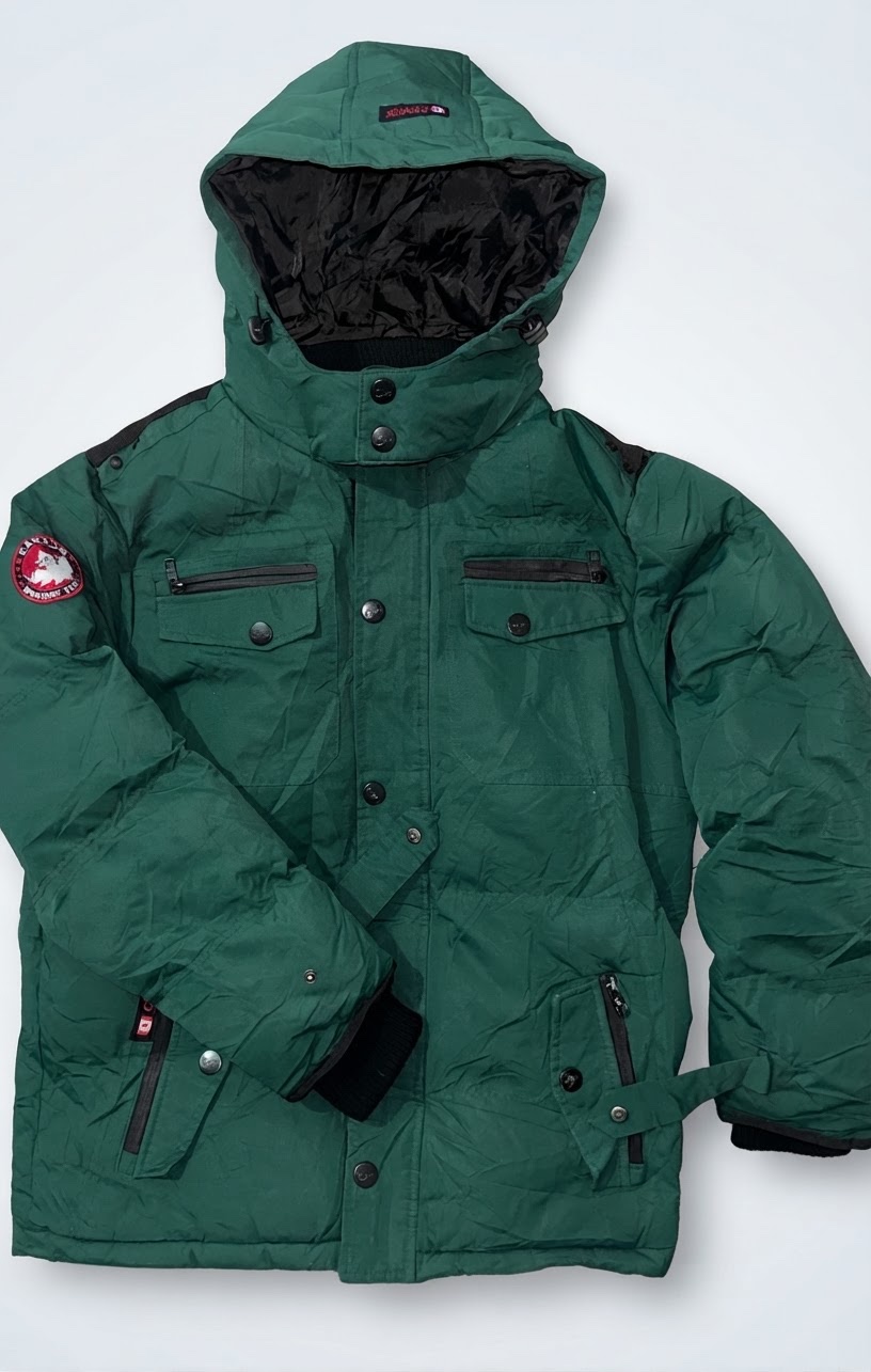 🌲 CANADA WEATHER GEAR WINTER PARKA JACKET (EMERALD GREEN) ❄️