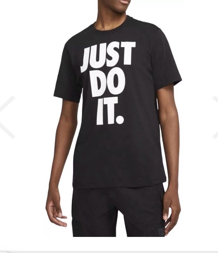 ⁠T-shirt Nike Noir "Just Do It" Classic