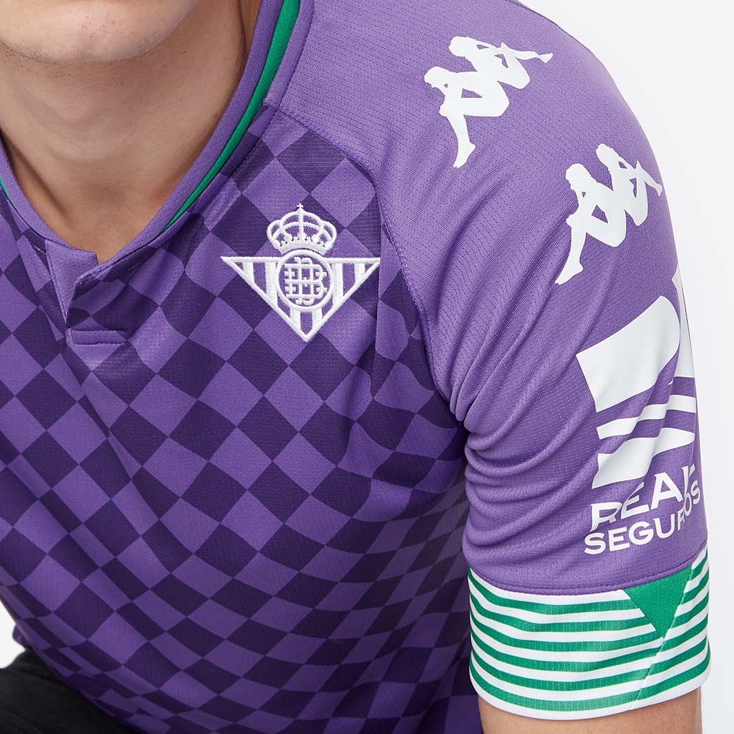 Maillot Real Betis Kappa Violet Damier - Taille M