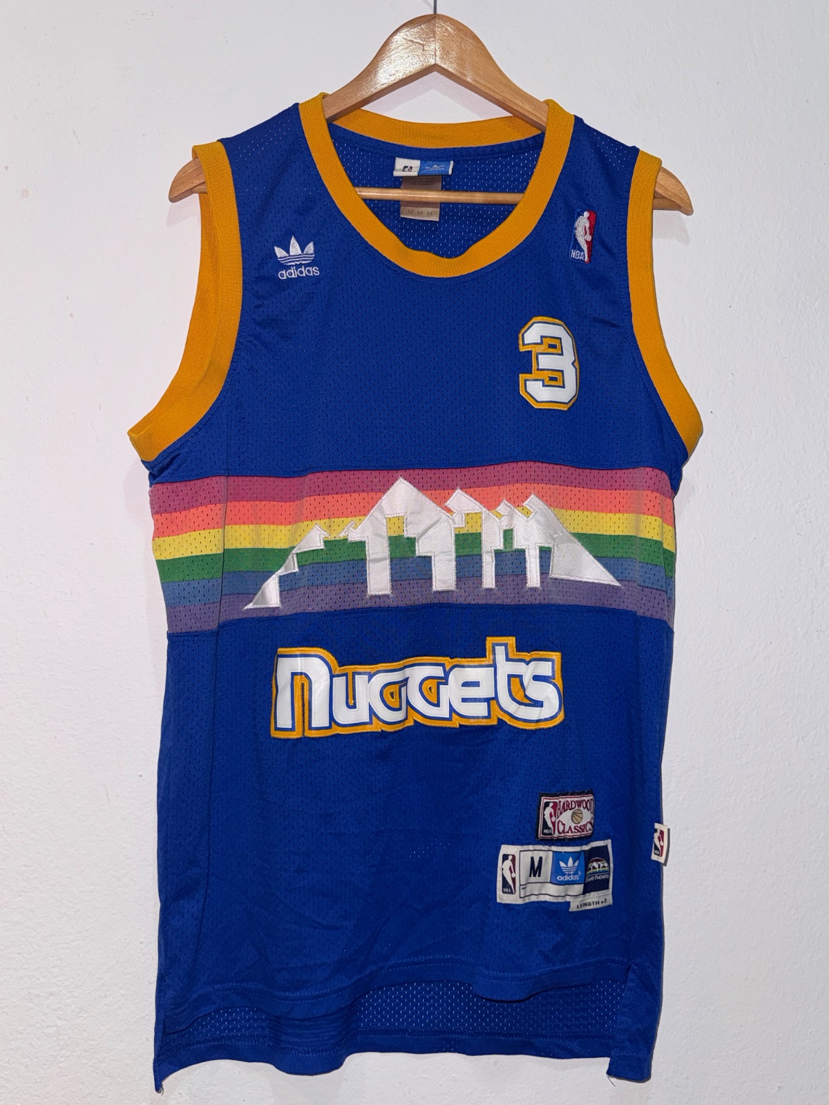 Maillot NBA Adidas Denver Nuggets Iverson N°3 Hardwood Classics⁠