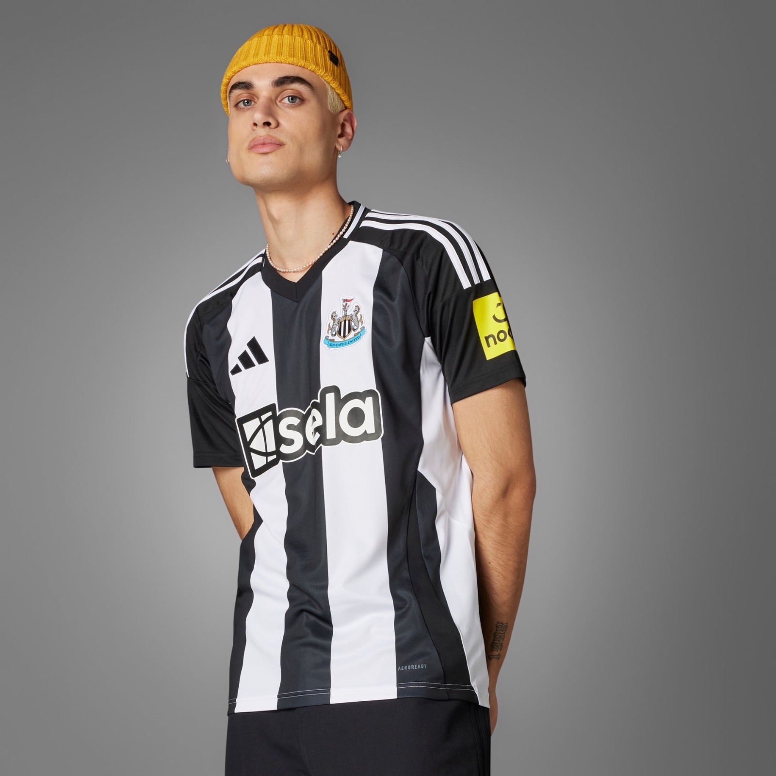 Maillot Newcastle United Adidas Domicile Noir et Blanc - Taille L