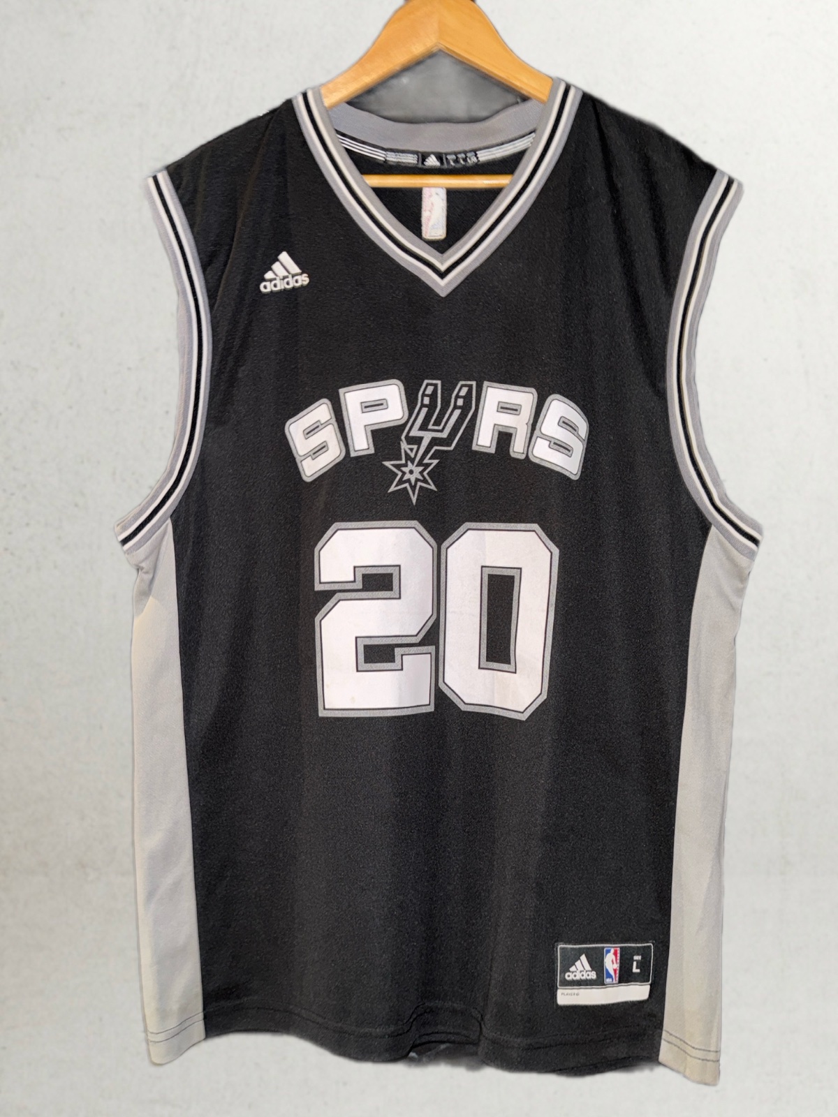 Maillot NBA Adidas San Antonio Spurs Ginobili #20⁠