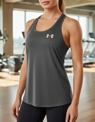 Débardeur de Sport Femme Under Armour Gris - Taille XL