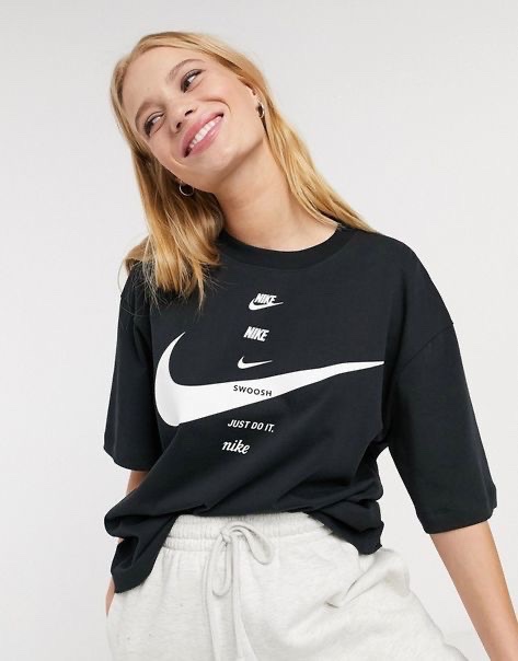 T-Shirt Nike Multi-Swoosh Stacked Logo Original - Taille M