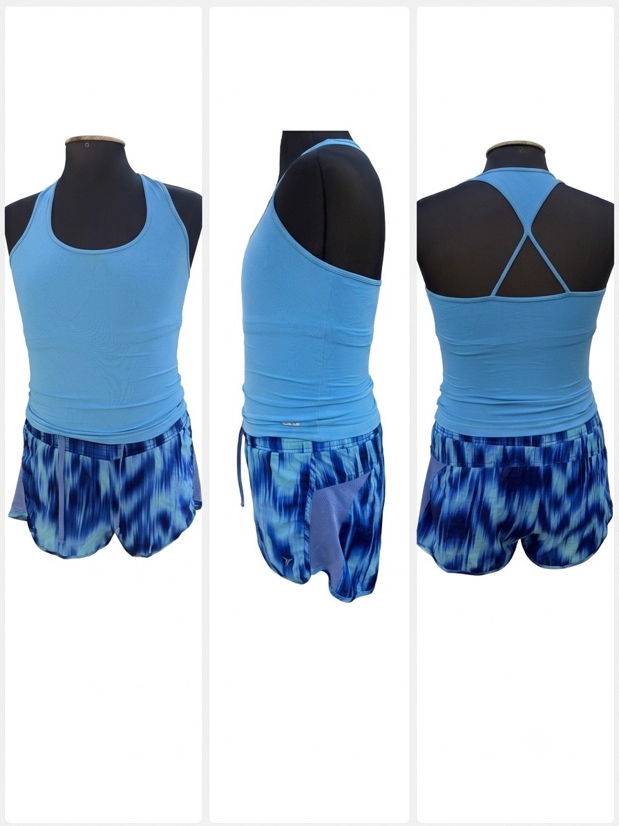 Short sport en plusieurs couleurs bleu Taille M 