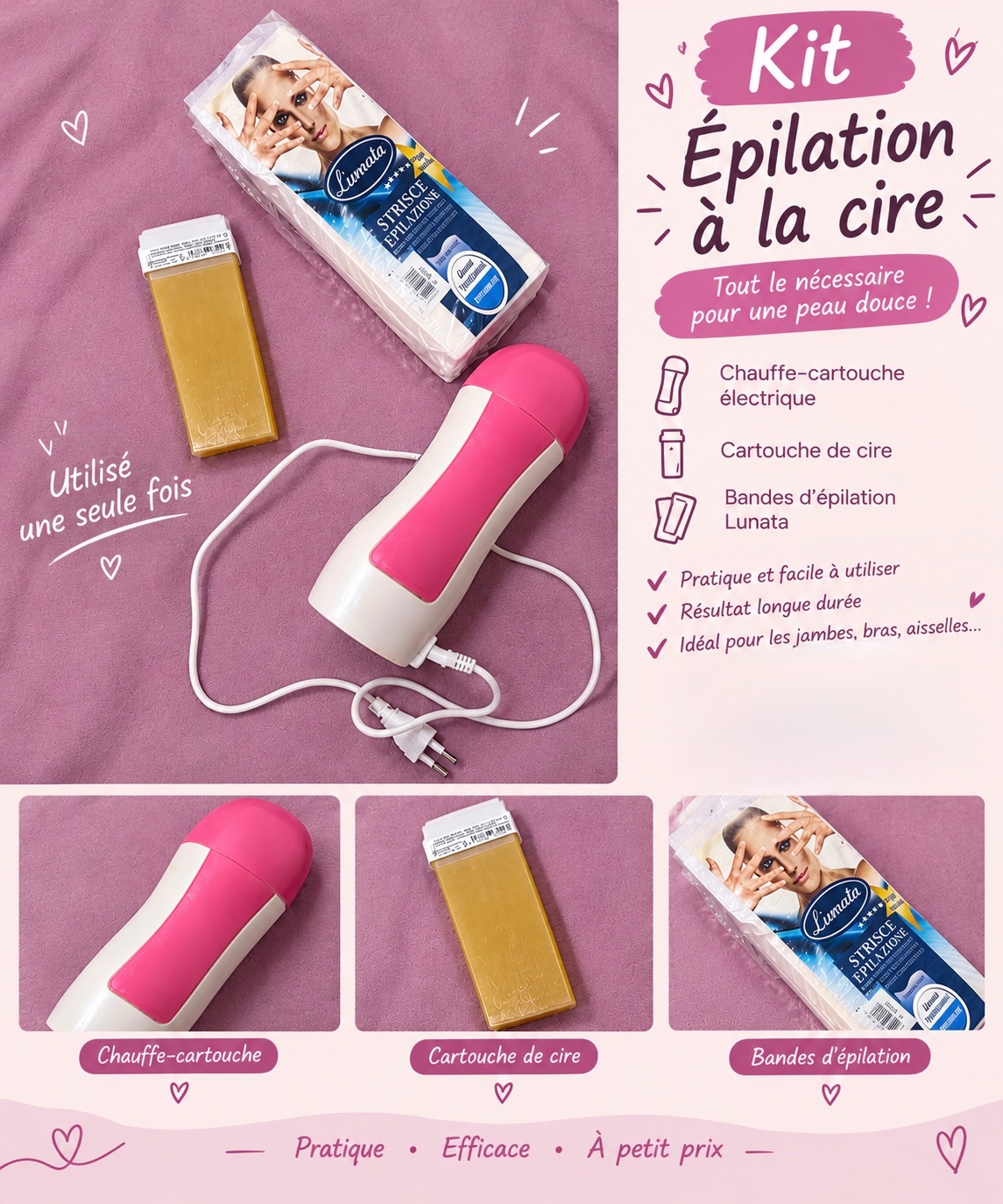 Epilation à la cire