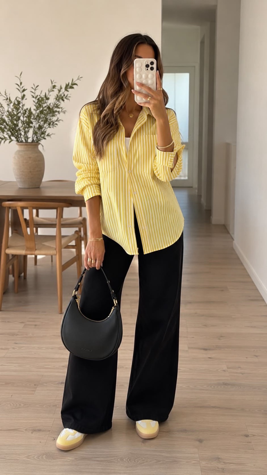 Chemise jaune 