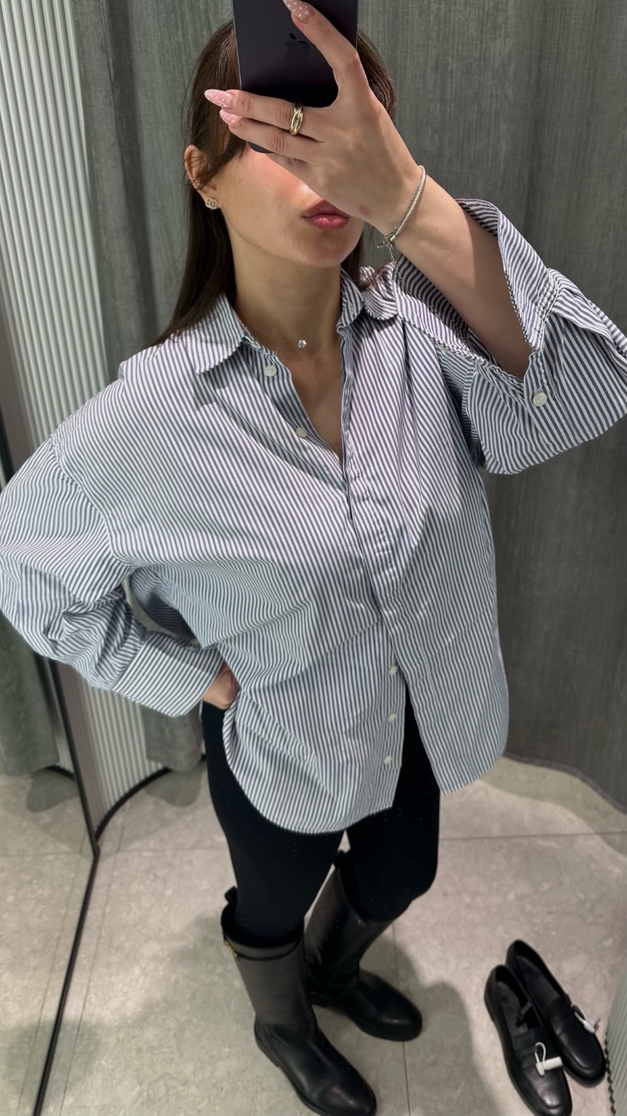 Chemise bleue 
