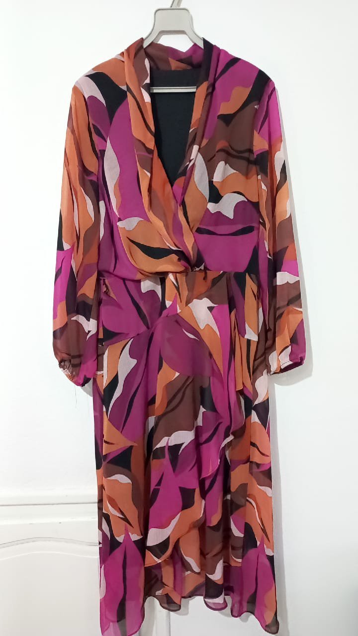 Robe multicolore logue 