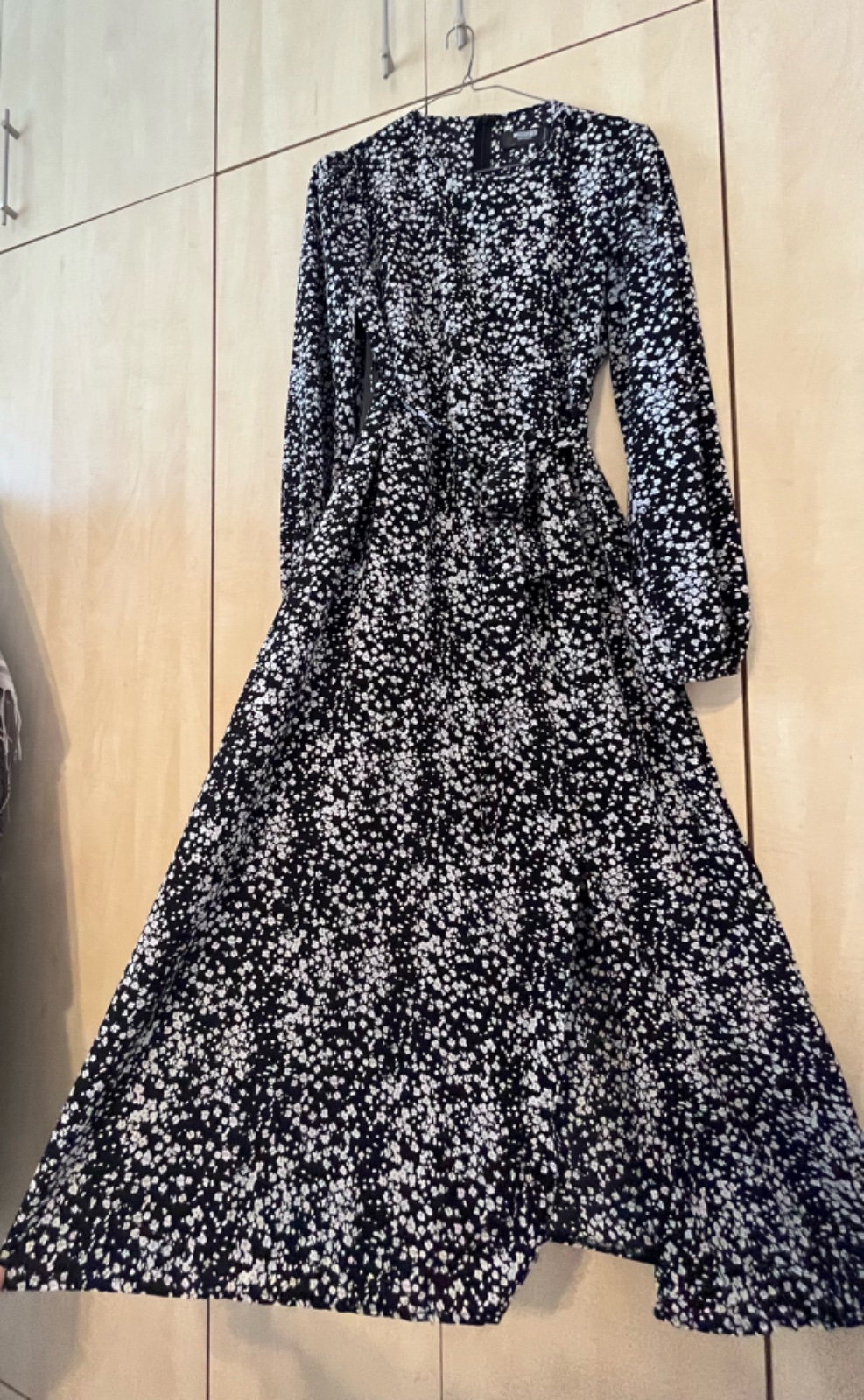 Robe florale noir et blanc 🖤🤍