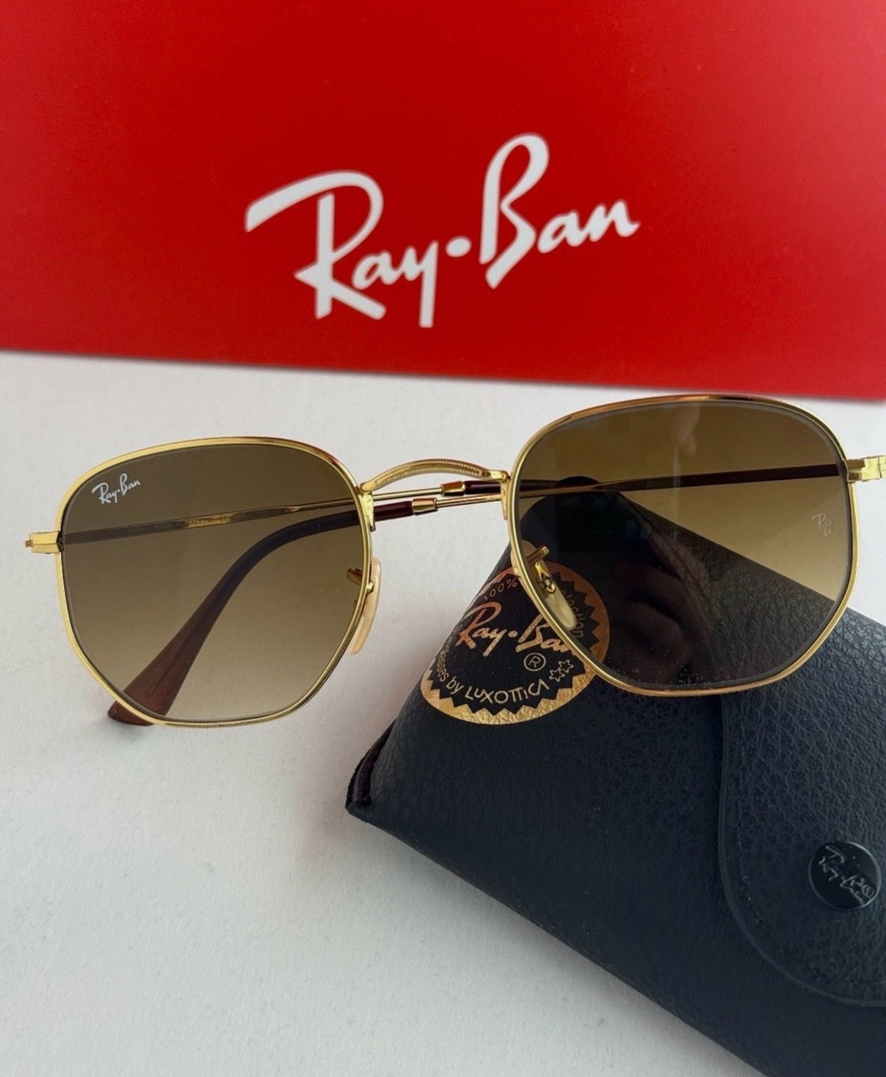 Rayban Hexagonal Marron degradé 🧡🧡