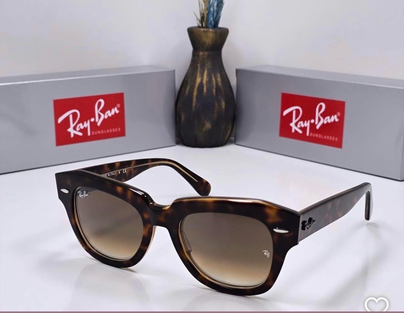 Lunettes RayBan State Street Tortoise RB2186 neuves 