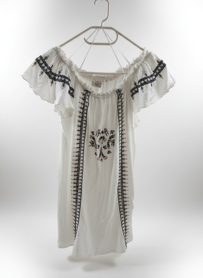 Robe de plage blanche Pull and Bear