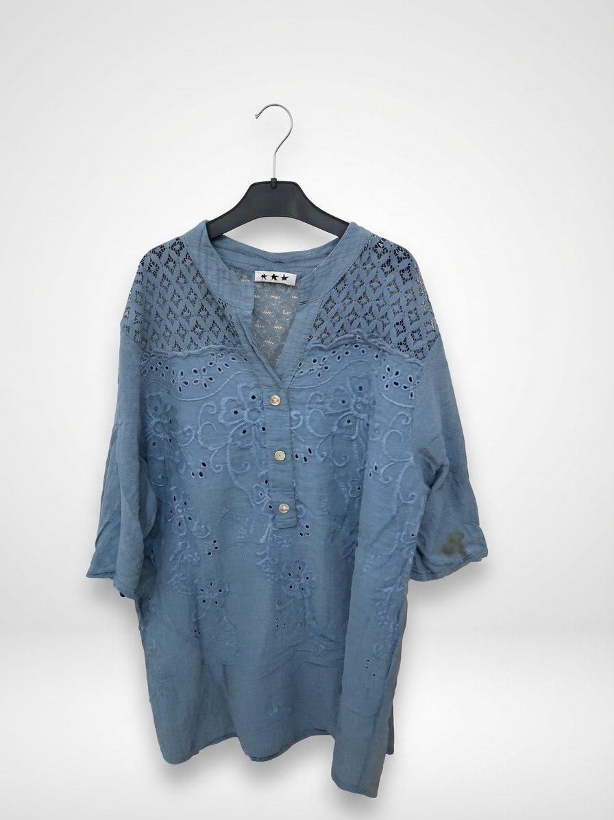 Jolie chemise bleue