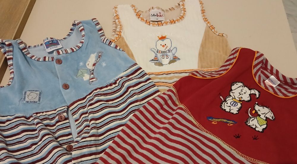 Lot de 4 grenouillères pour bébé 3 mois 