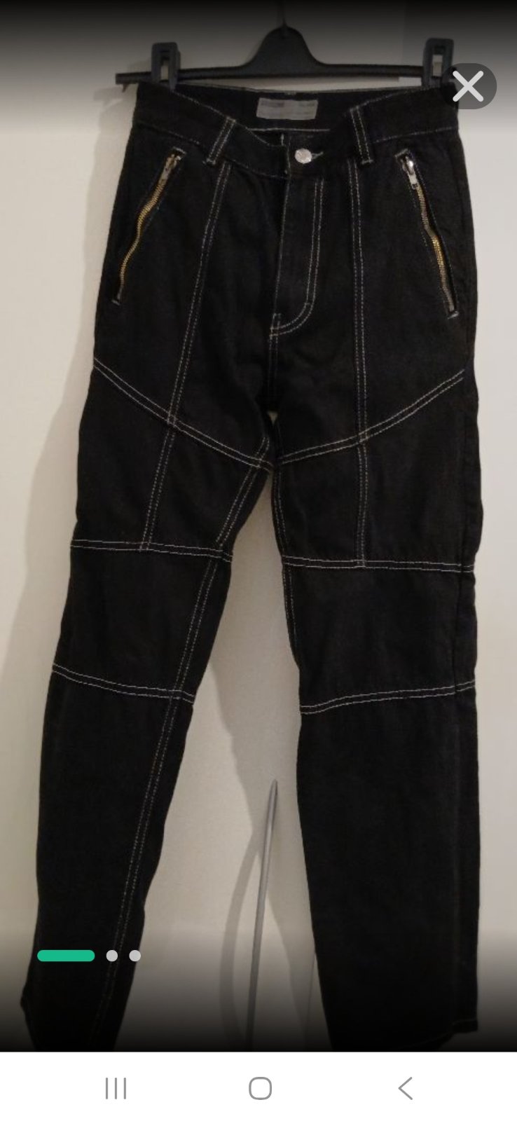 Pantalon noir Bershka pour homme 