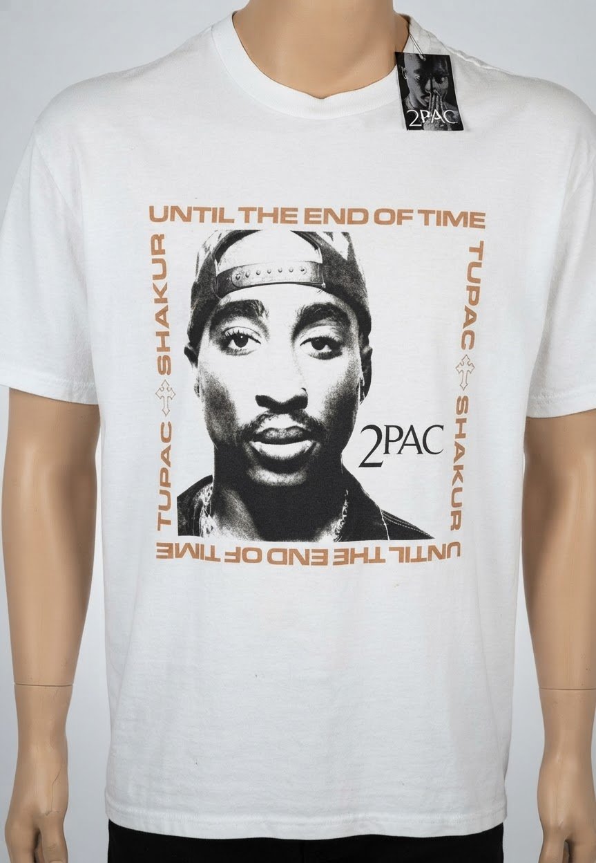 T-shirt Original BERSHKA « 2 PAC » 
