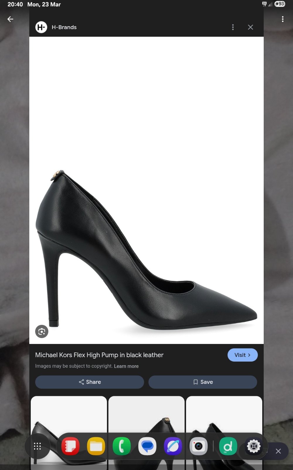 High heels Michael kors black leather