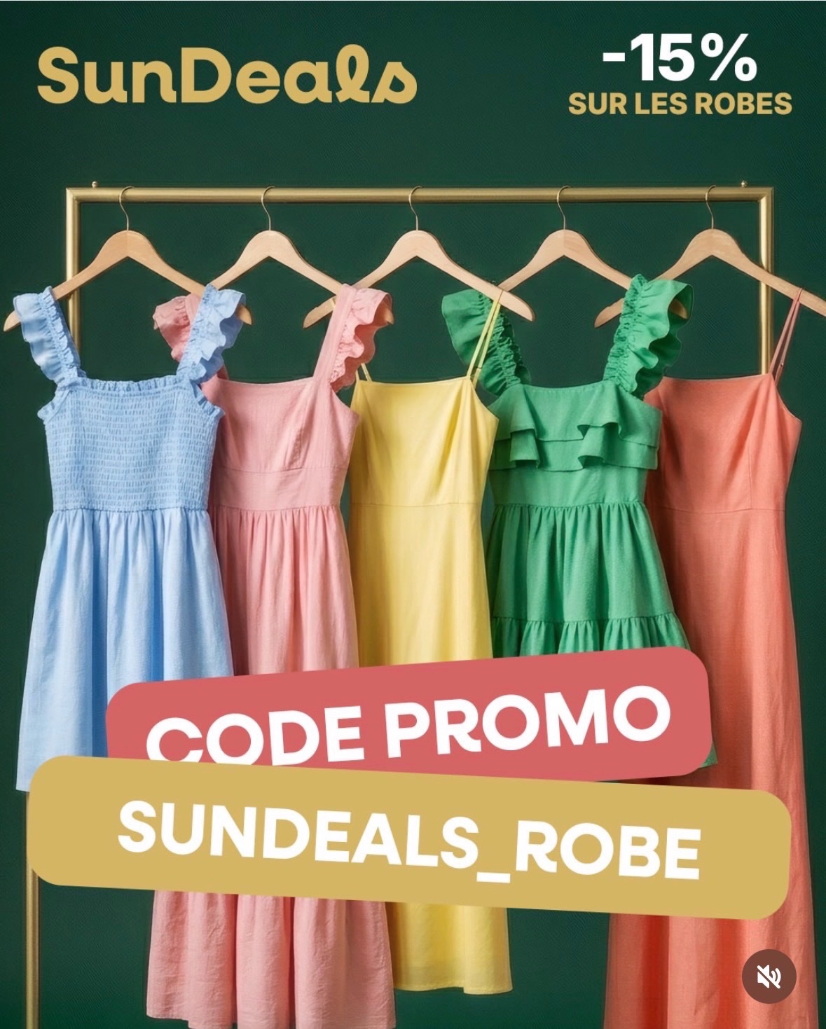 Today, get 15% off all dresses for women and little girls with the code: SUNDEALS_ROBE