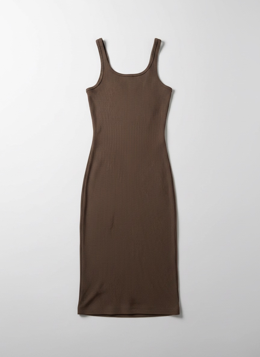 Robe vert  ajustée 