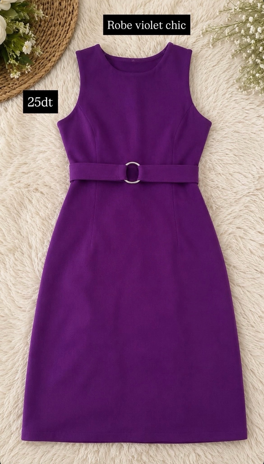 Robe violet 