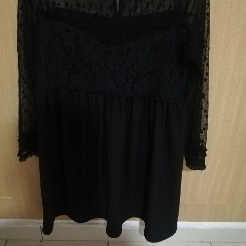 Robe noir zara