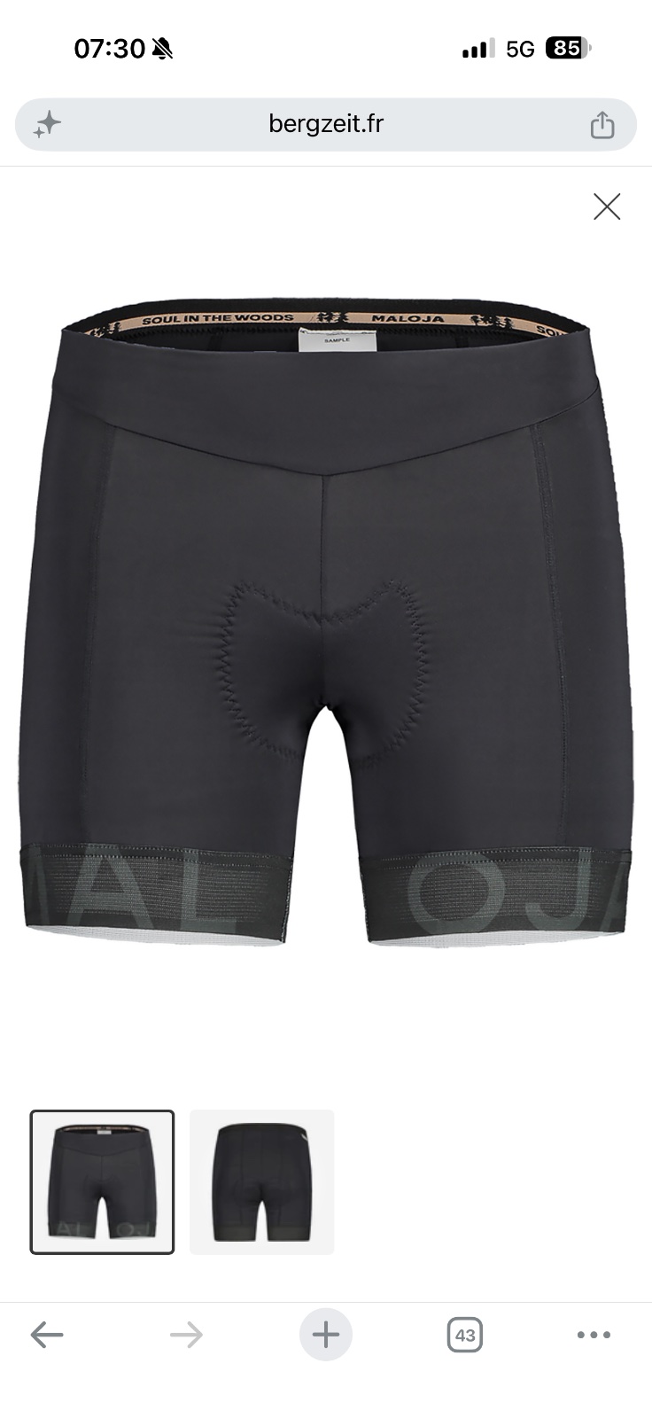Maloja Caleçon de cyclisme NettleM. femme