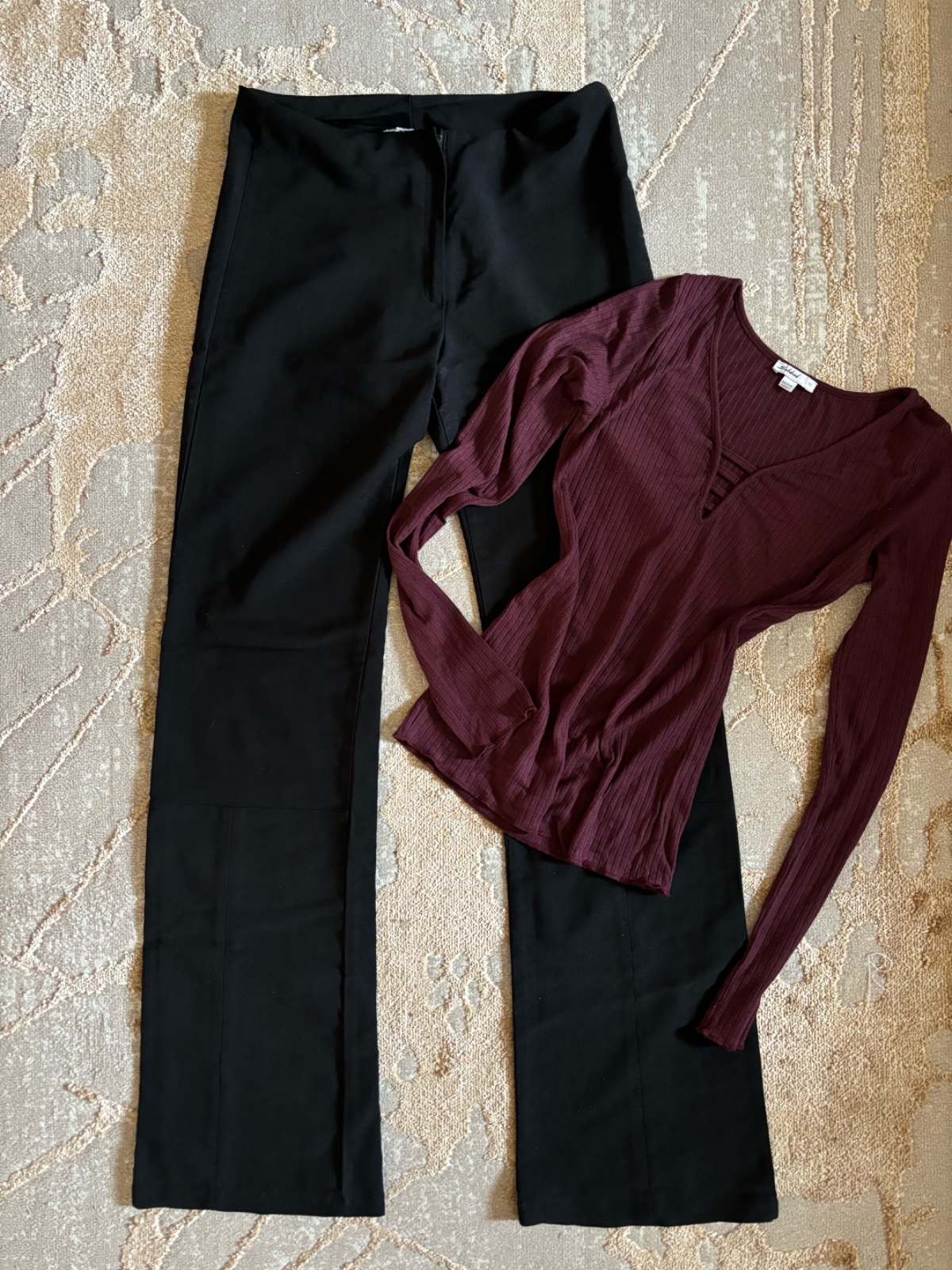 Pantalon noir ample