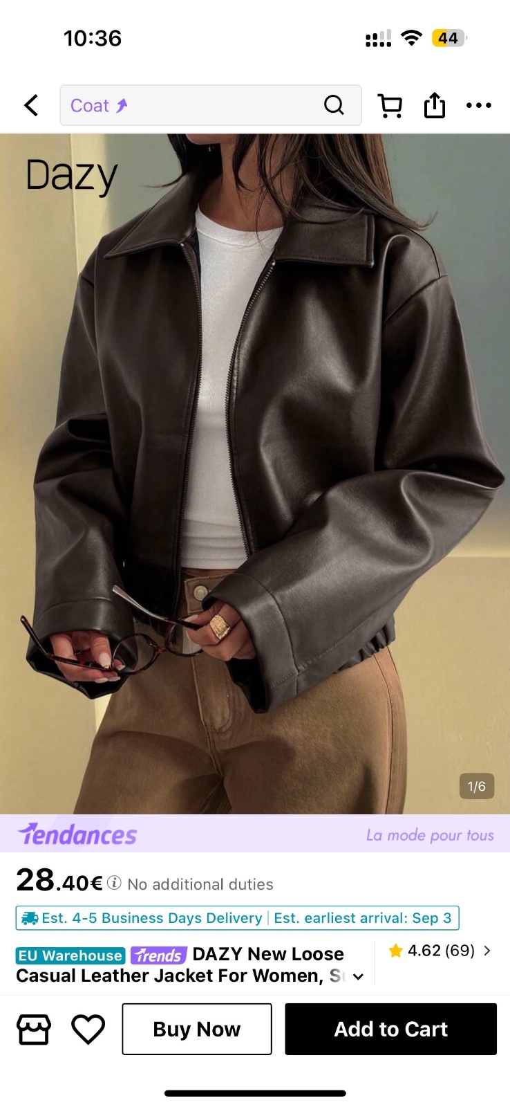 Leather jacket