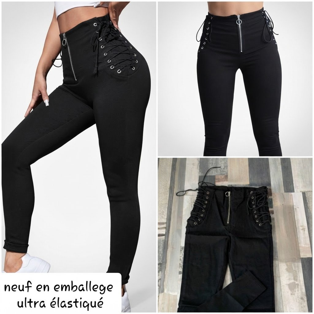 Pantalon à lacets (neuf en emballage)