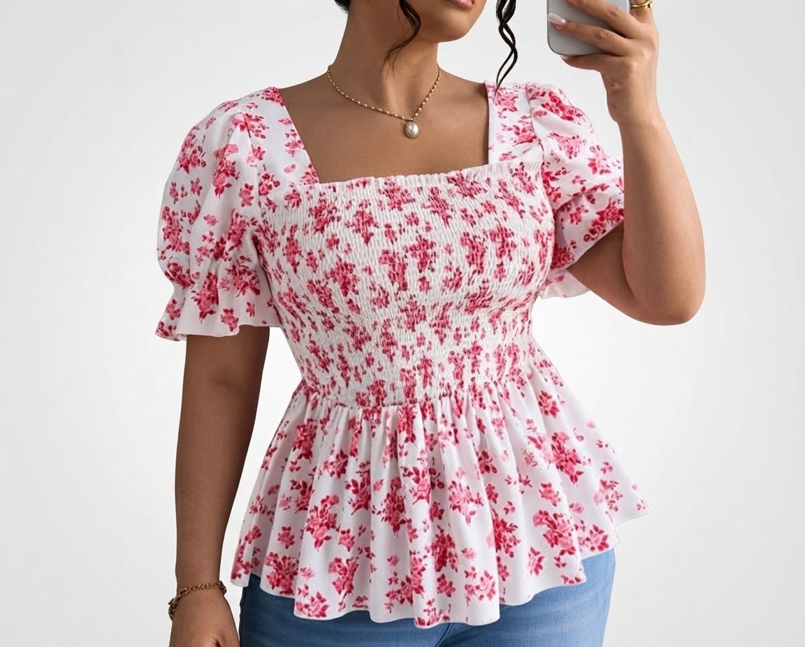 Top avec maches shein