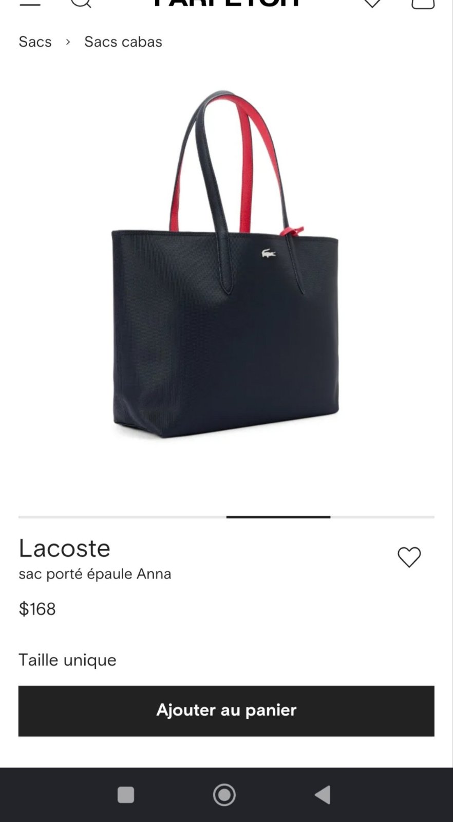 Sac lacoste Anna 