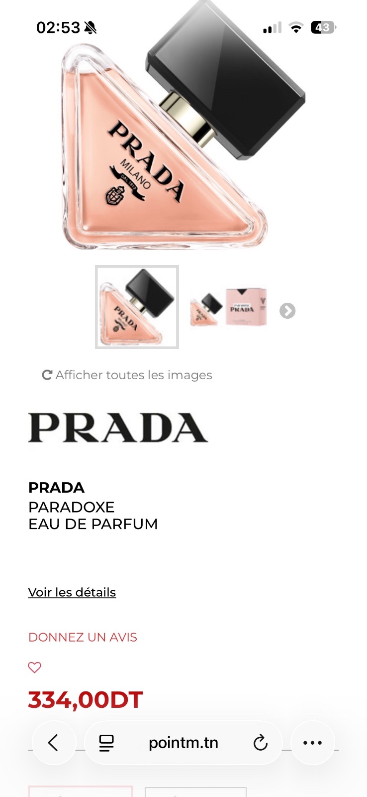 Prada Paradoxe 
