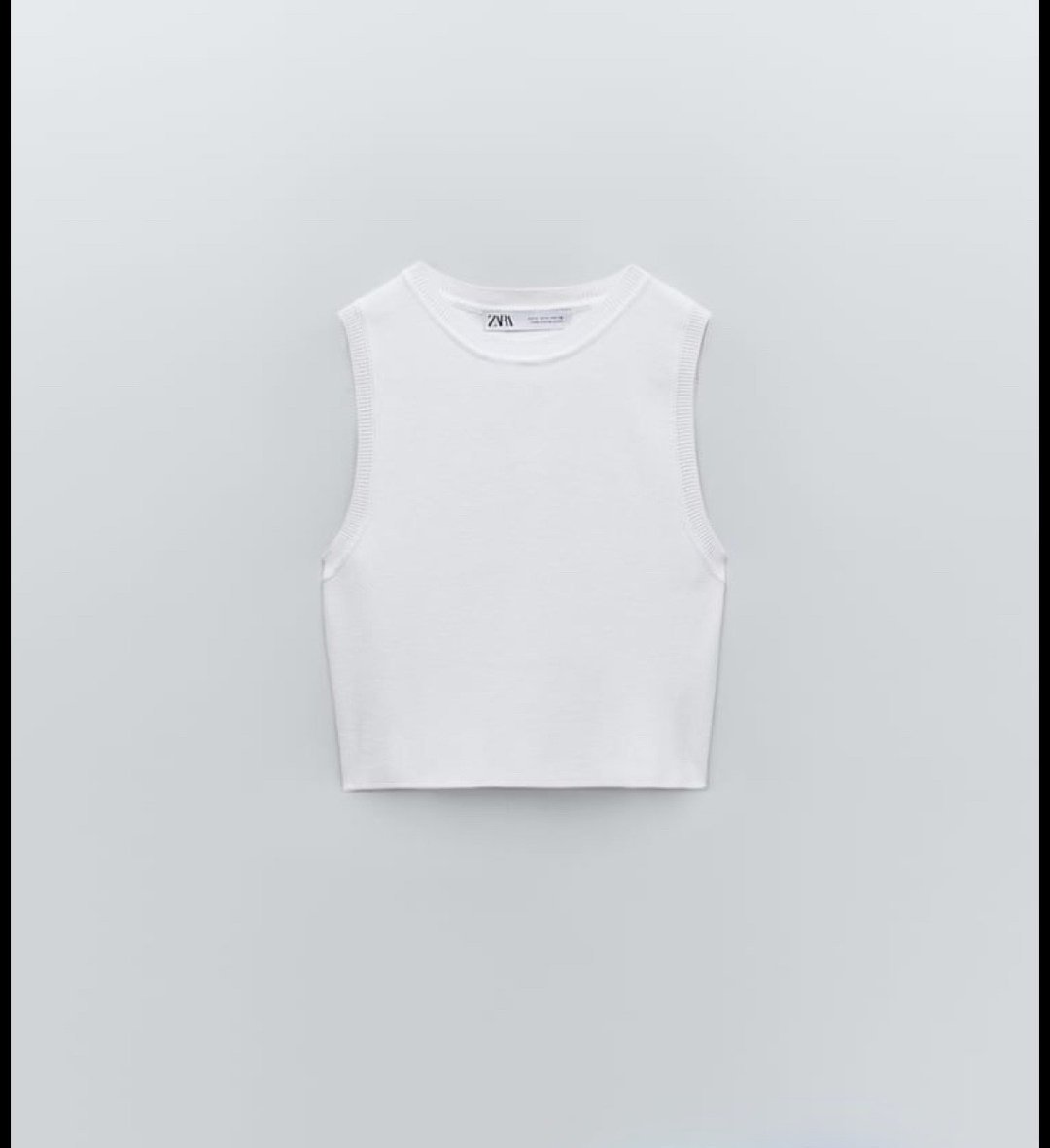 Top basic blanc