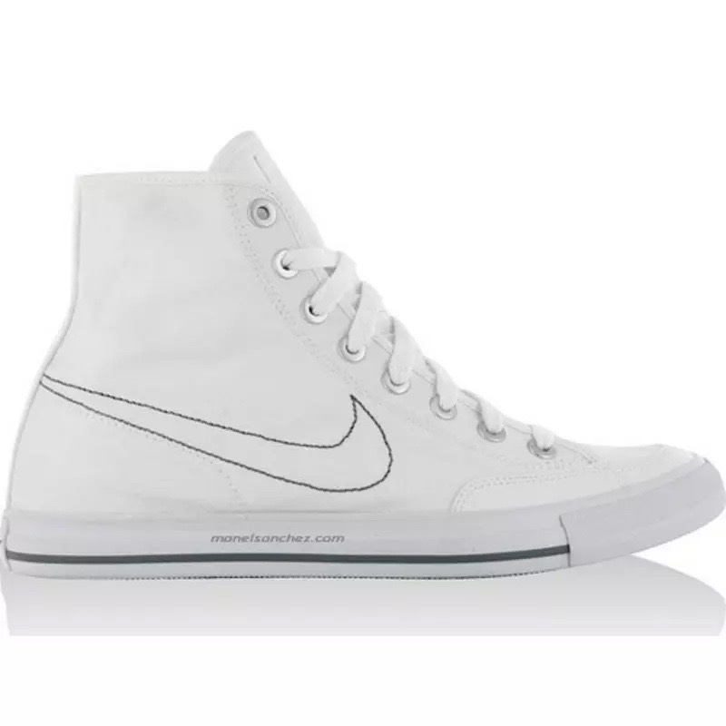 Baskets Nike Go Mid Canvas blanches