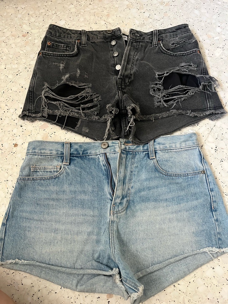 Lots de 4 shorts (zara/hm/american eagle/pullandbear)