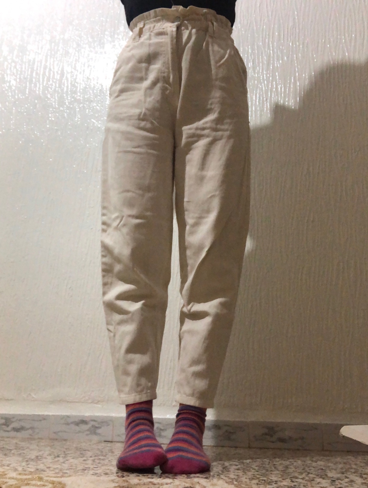 Pantalon coupe carotte