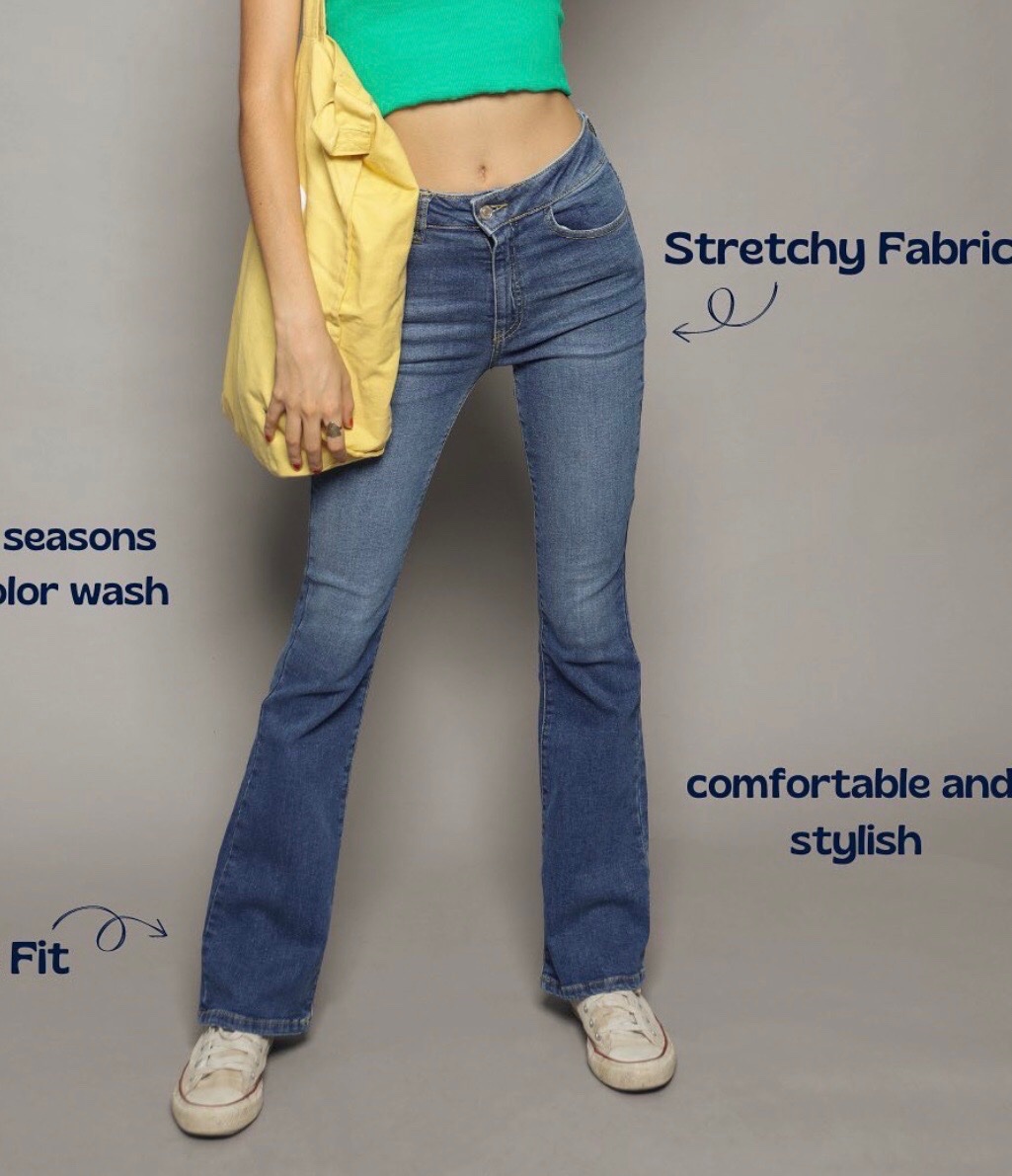 Pantalon pattes éléphant